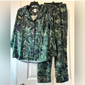 Plush x Revolve Jungle Print Matching Pajama Set, Long Sleeve